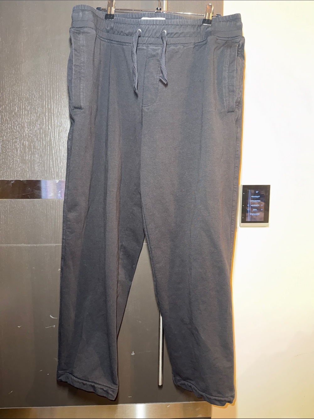 Joseph Abboud Men’s Black Drawstring Jogger Sweatpants